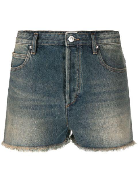 Lesia denim mini shorts by ISABEL MARANT