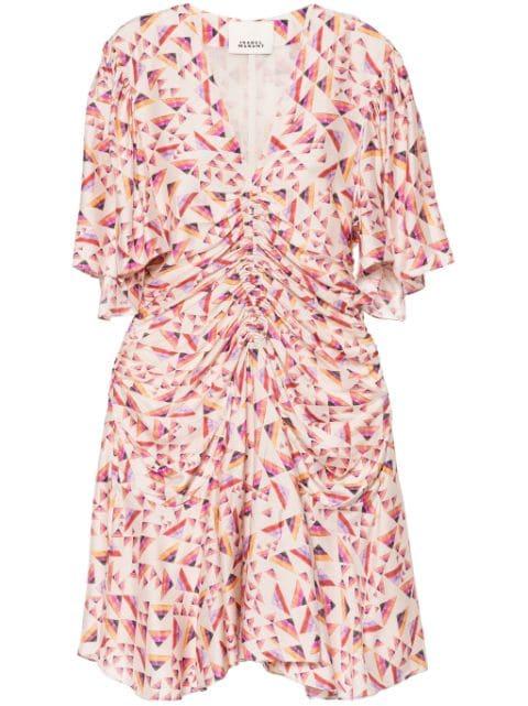 Lienne geometric minidress by ISABEL MARANT