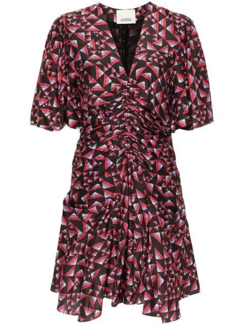 Lienne ruched mini dress by ISABEL MARANT