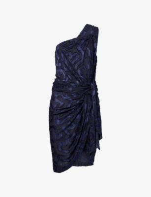 Lilana Draped Stretch-Woven Midi Dress by ISABEL MARANT