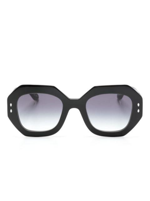 Lily geometric-frame sunglasses by ISABEL MARANT