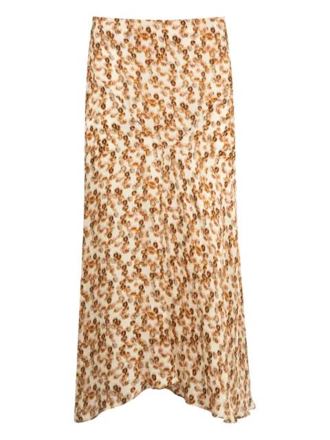 Lisanne floral-print midi skirt by ISABEL MARANT
