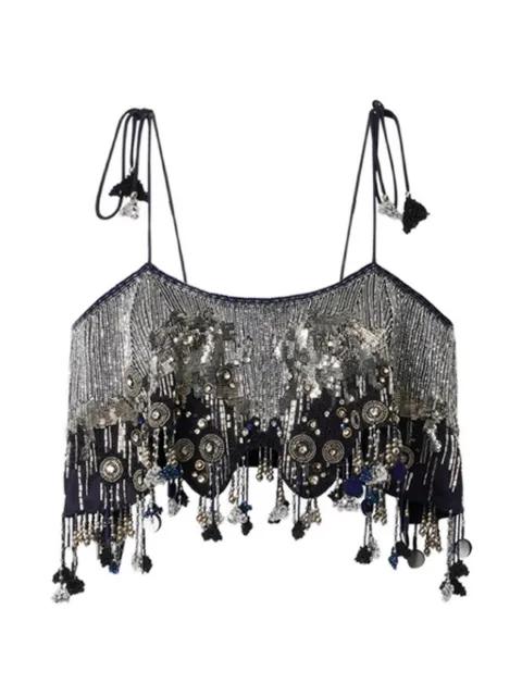 Liwane sequin-embellishment silk top by ISABEL MARANT