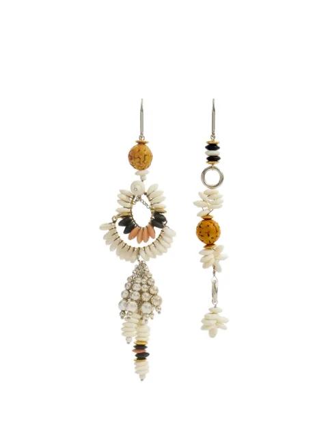 Lyna asymmetrical pendant earrings by ISABEL MARANT
