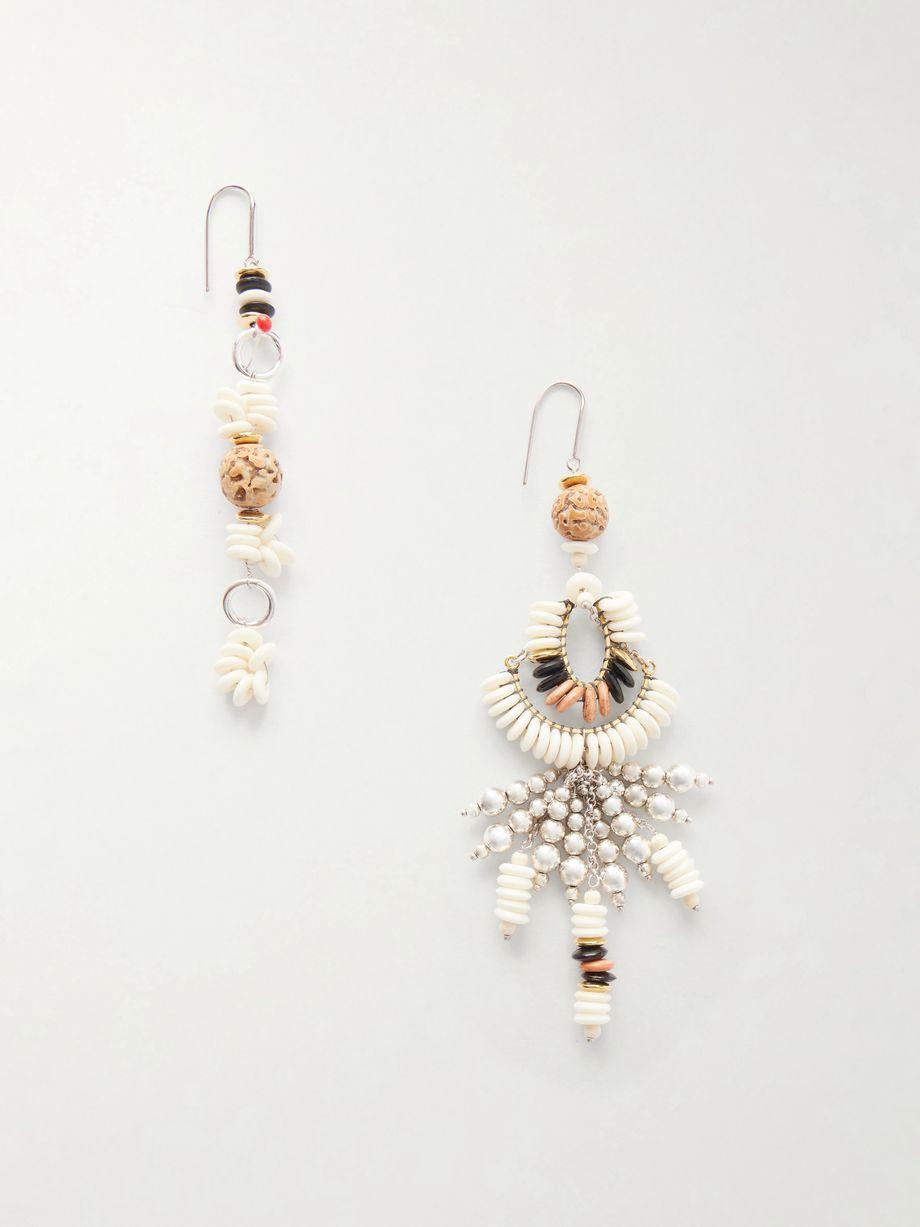 Lyna beaded silver-tone earrings by ISABEL MARANT