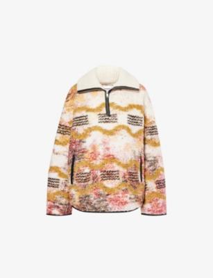 Marner Fleece Woven-Blend sweatshirt by ISABEL MARANT