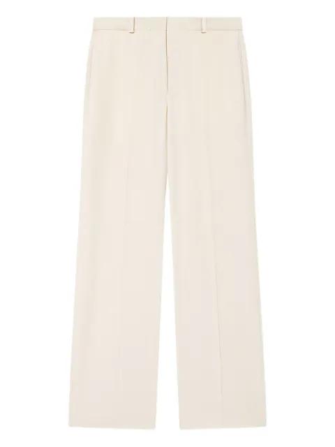 NEONDA high-waisted pressed-crease trousers by ISABEL MARANT