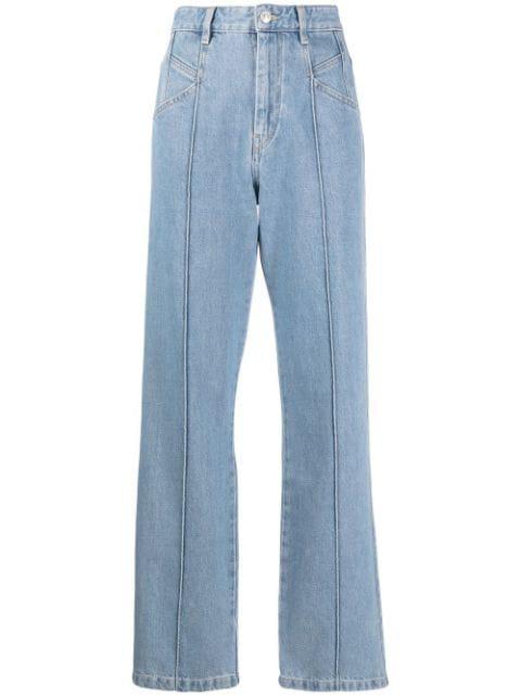 Nadege straight-leg jeans by ISABEL MARANT