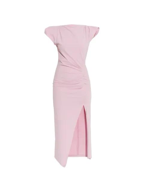 Nadela ruched slit midi dress by ISABEL MARANT