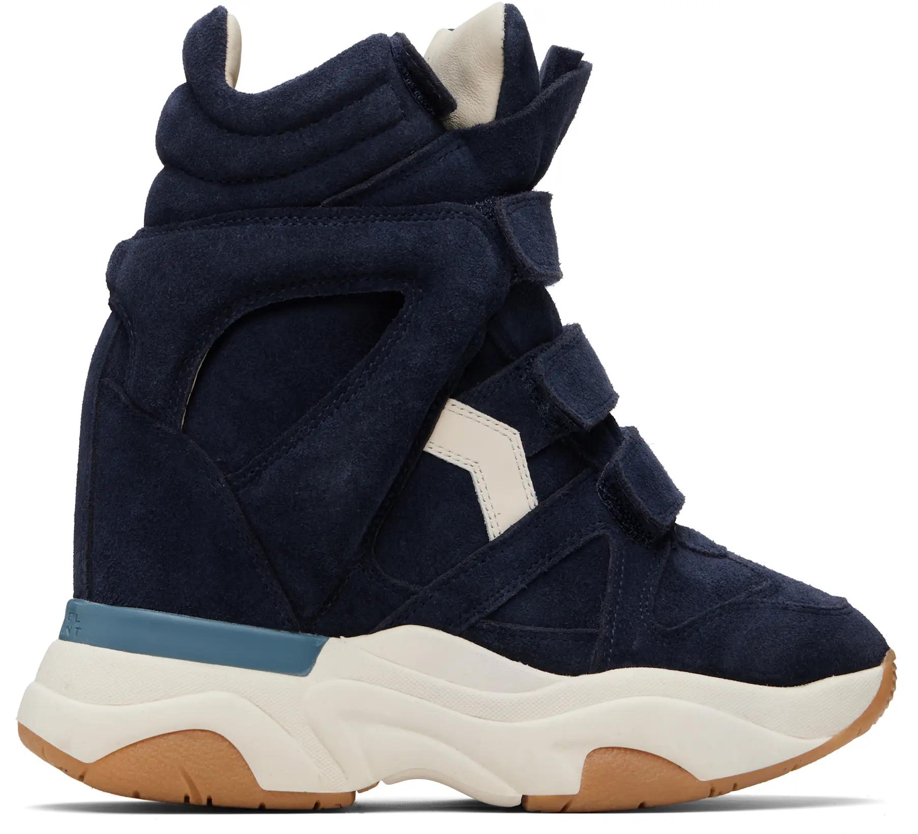 Navy Balskee Sneakers by ISABEL MARANT
