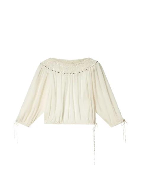 Nelida balloon-sleeve blouse by ISABEL MARANT