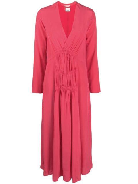 Nemalia ruched midi dress by ISABEL MARANT