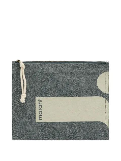 Netia zip clutch bag by ISABEL MARANT