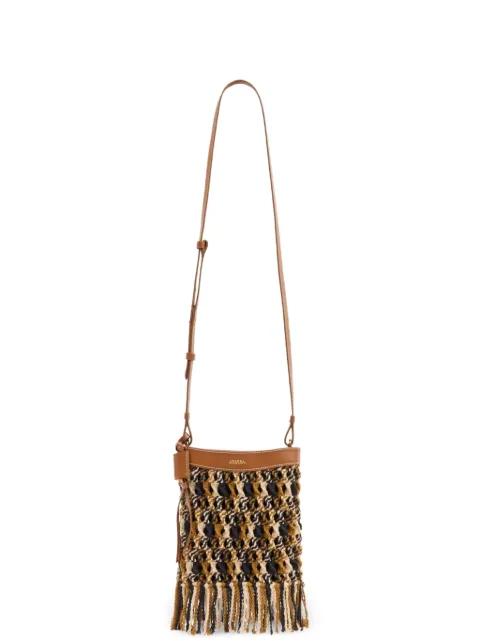Noli fringed-details leather shoulder bag by ISABEL MARANT