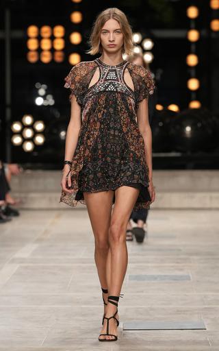 Odile Embellished Silk Mini Dress - Black - FR 34 - Moda Operandi by ISABEL MARANT
