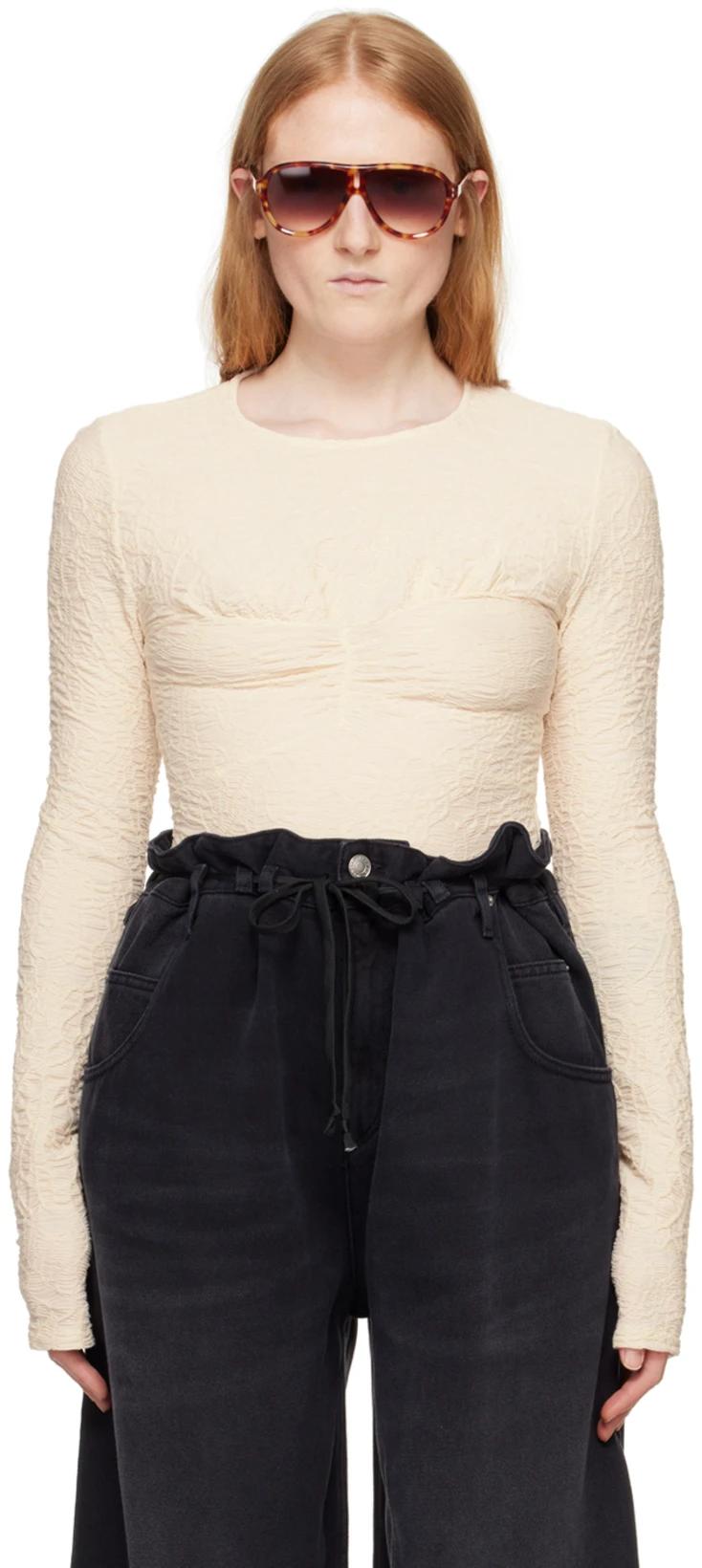 Off-White Floride Long Sleeve T-Shirt by ISABEL MARANT