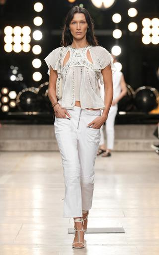 Orna Embellished Silk Top by ISABEL MARANT