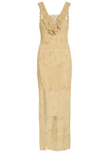 Ornella bead-embellished crochet maxi dress by ISABEL MARANT