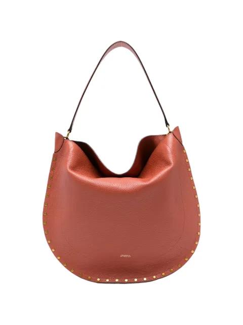 Oskan Hobo grained-leather shoulder bag by ISABEL MARANT