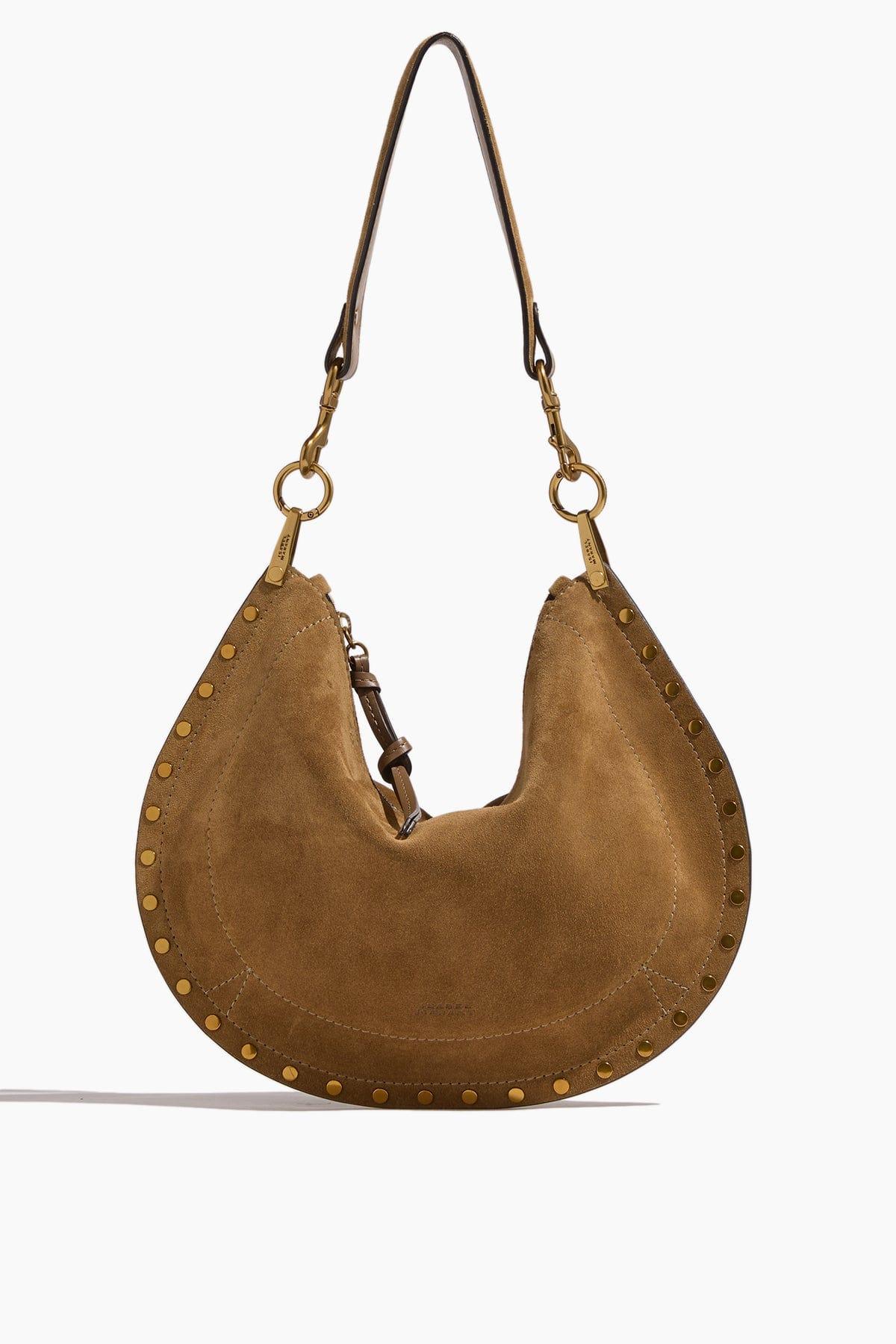 Oskan Soft Zip Crossbody Bag in Taupe by ISABEL MARANT Oskan Soft Zip Crossbody Bag in Taupe by ISABEL MARANT