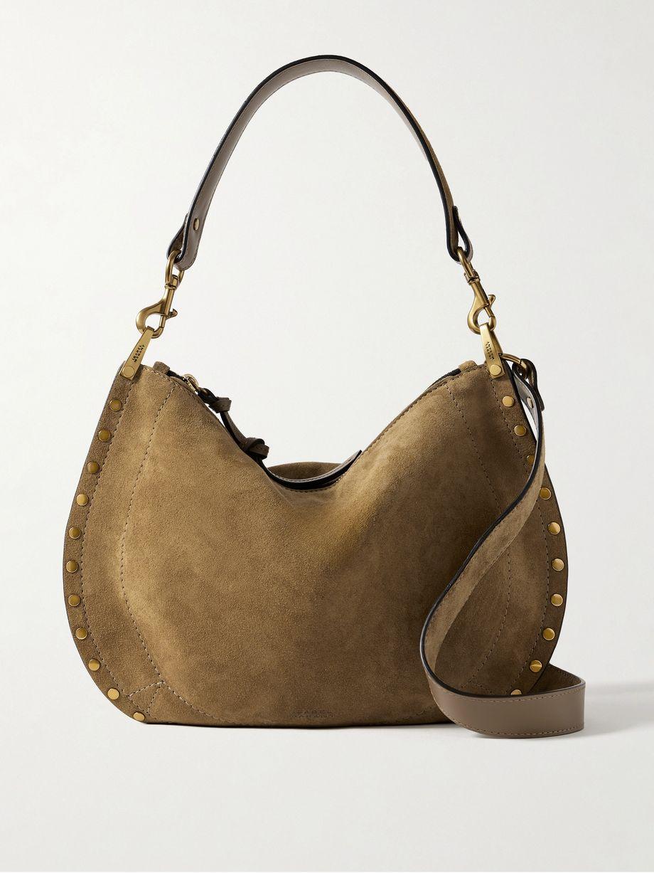 Oskan Soft Zipped suede shoulder bag by ISABEL MARANT