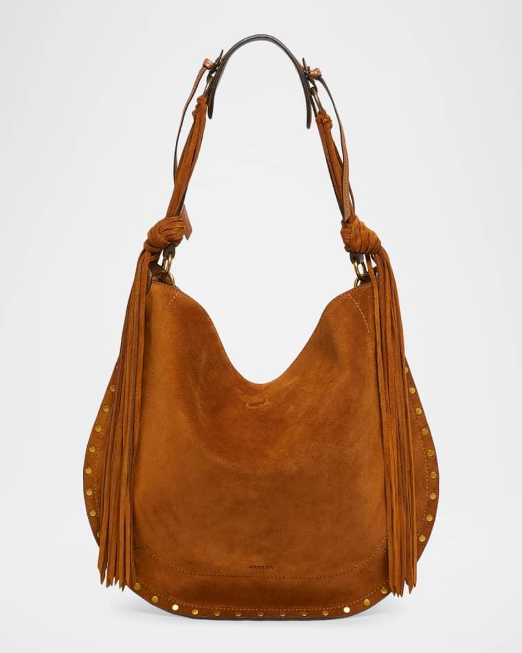 Oskan Studded Suede Hobo Bag by ISABEL MARANT