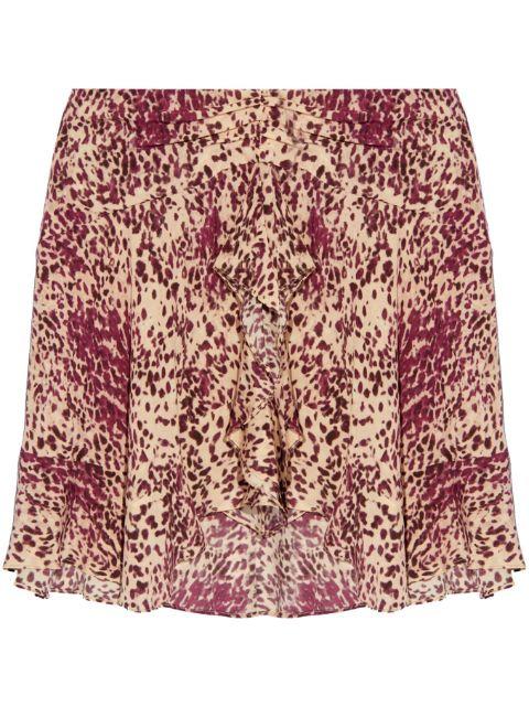 Ozany draped mini skirt by ISABEL MARANT