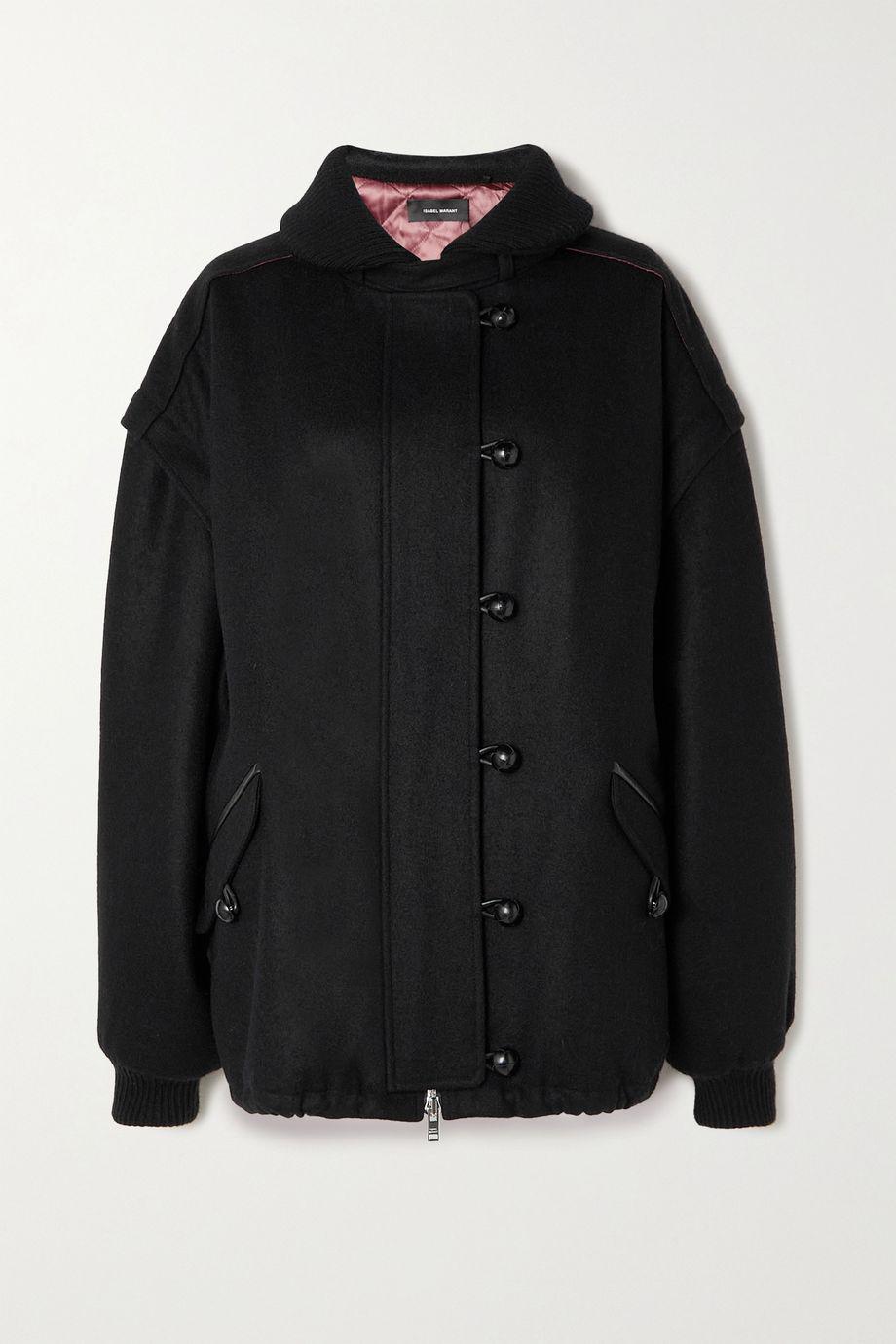 Palmeira oversized convertible wool jacket by ISABEL MARANT Palmeira oversized convertible wool jacket by ISABEL MARANT