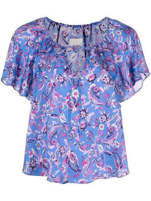 Penelope floral-print blouse by ISABEL MARANT