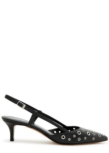 Pilia 65 leather slingback pumps by ISABEL MARANT