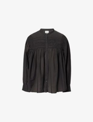 Plalia Long-Sleeves Cotton-Blend Shirt by ISABEL MARANT