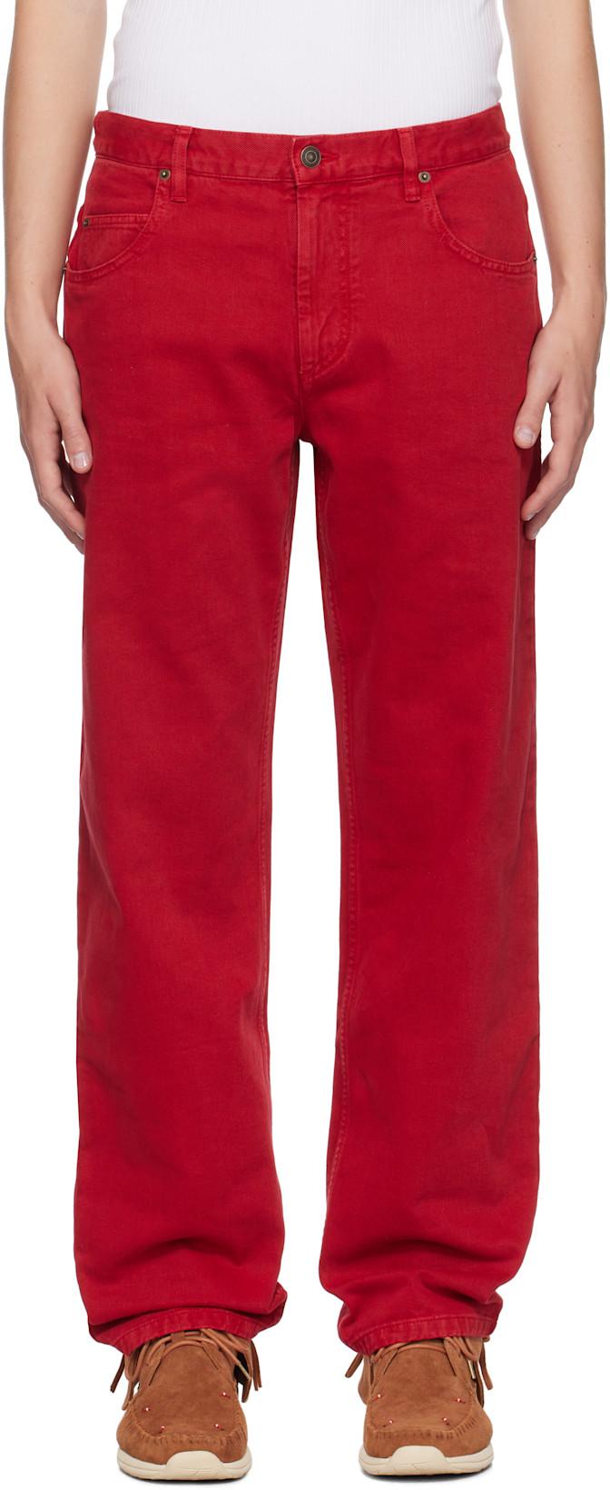 Red Juro Jeans by ISABEL MARANT