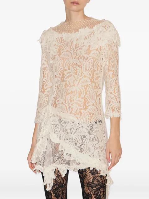 Rubiana floral-lace ruffled dress by ISABEL MARANT