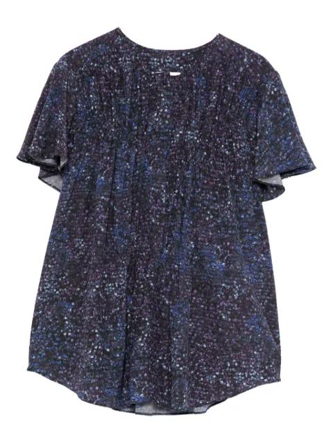 Sally pleated-frill blouse by ISABEL MARANT