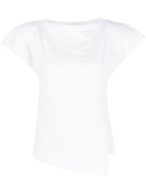 Sebani padded asymmetric T-shirt by ISABEL MARANT