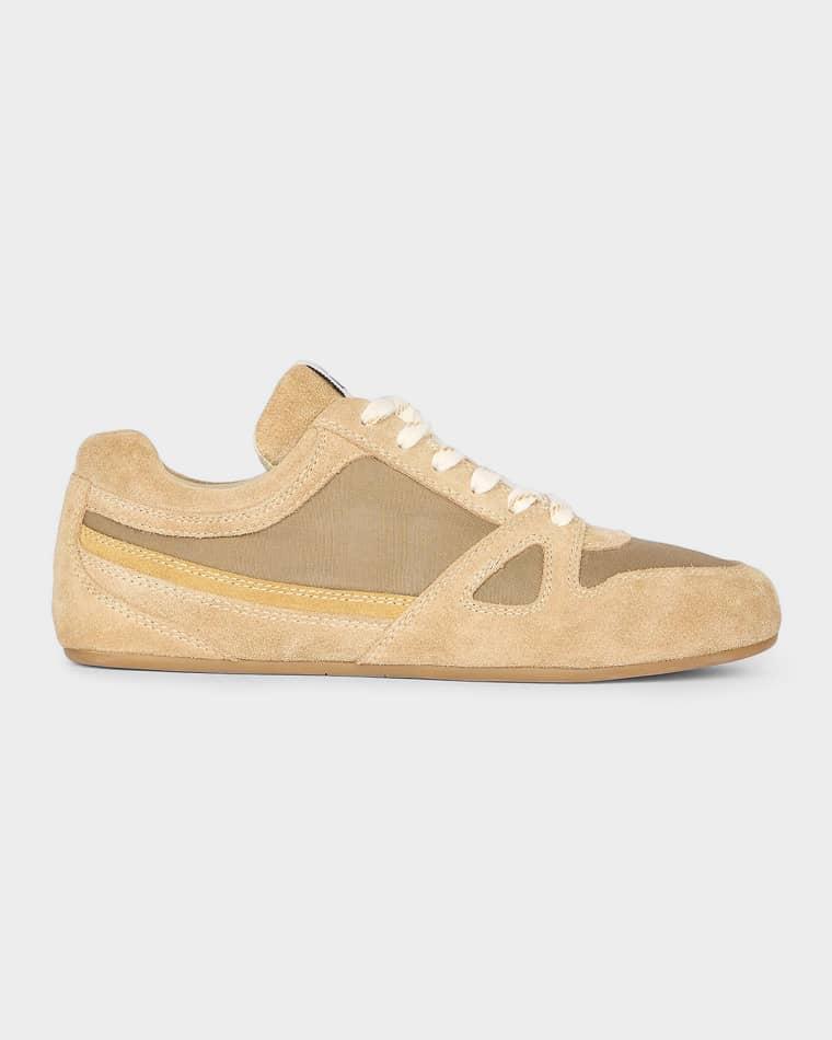 Senny Canvas and Suede Low-Top Sneakers by ISABEL MARANT