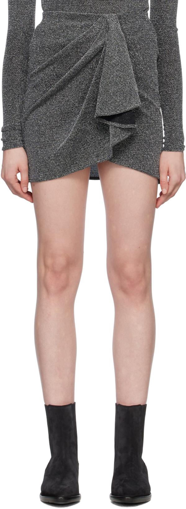 Silver Bergen Miniskirt by ISABEL MARANT