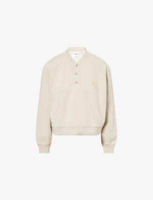Simony Brand-Embroidery Cotton-Blend Sweatshirt by ISABEL MARANT