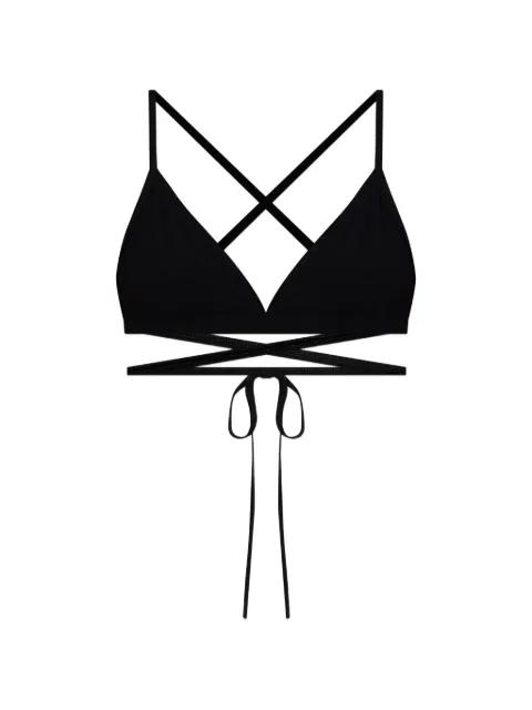 Solange tie-detail triangle bikini top by ISABEL MARANT