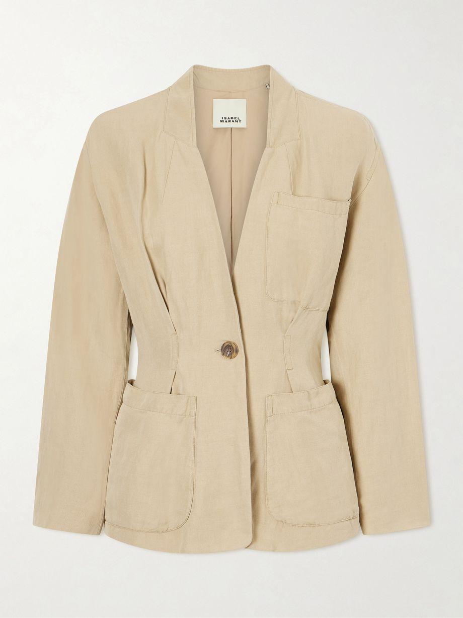 Soraya linen and silk-blend blazer by ISABEL MARANT