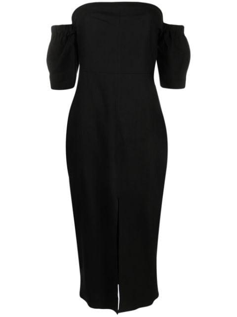 Stony off-shoulder midi dress by ISABEL MARANT