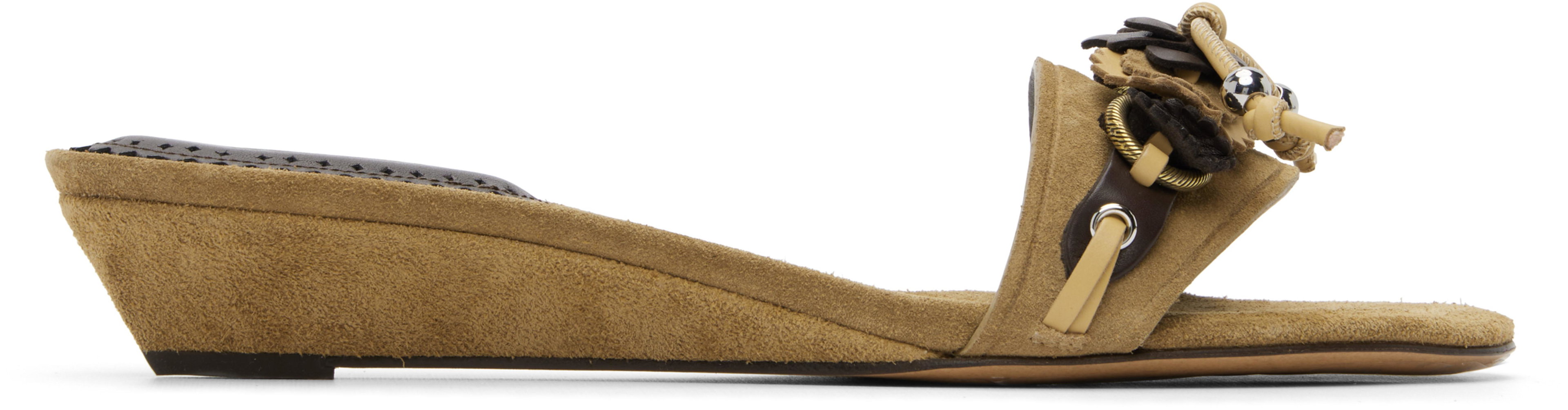 Tan Iela Heeled Sandals by ISABEL MARANT