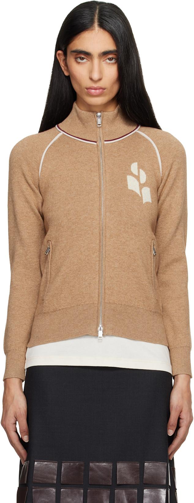 Tan Lanya Cardigan Jacket by ISABEL MARANT