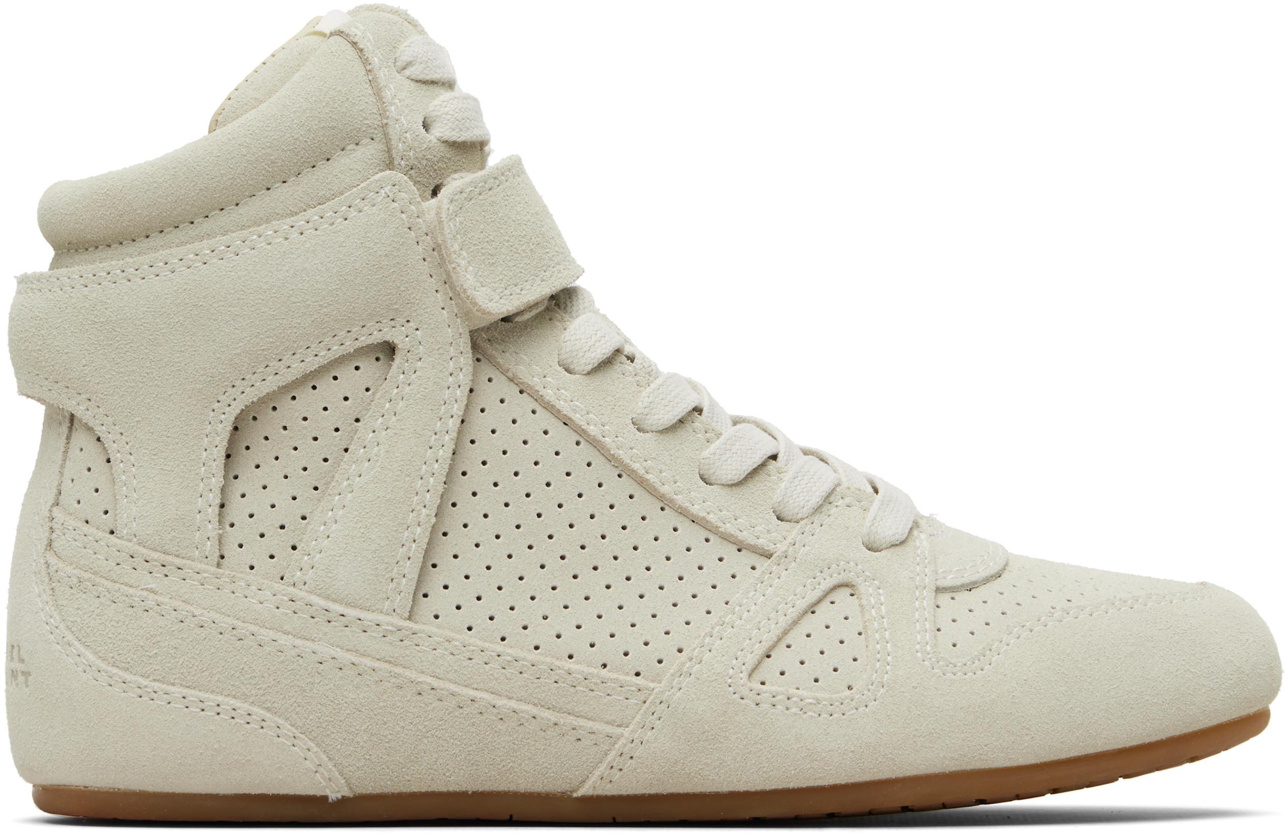 Taupe Senny High Sneakers by ISABEL MARANT
