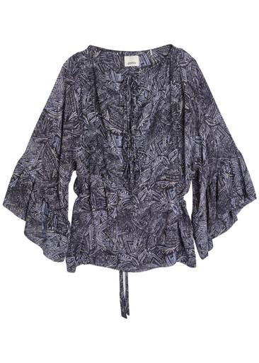 Tekia printed silk blouse by ISABEL MARANT