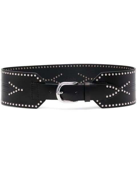 Telma studded leather belt by ISABEL MARANT