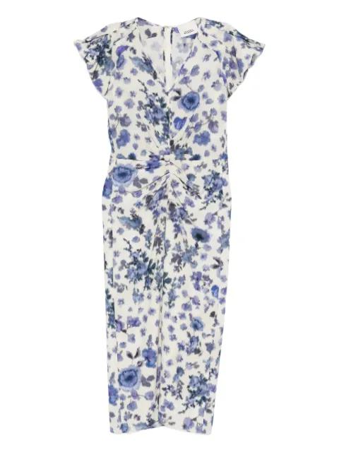 Terenae printed midi dress by ISABEL MARANT