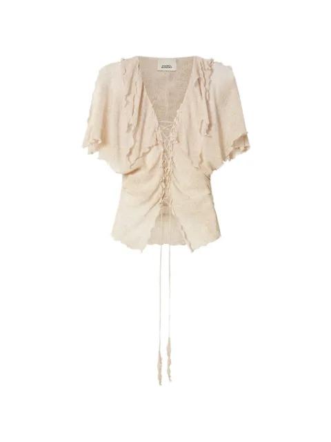 Thanais ruffled blouse by ISABEL MARANT