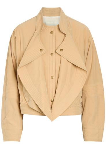 Tricia layered-effect woven jacket by ISABEL MARANT