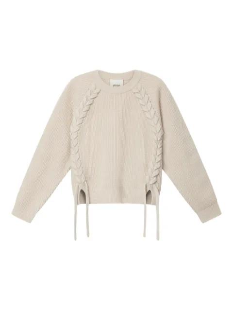 Tulliam braided-detail sweater by ISABEL MARANT